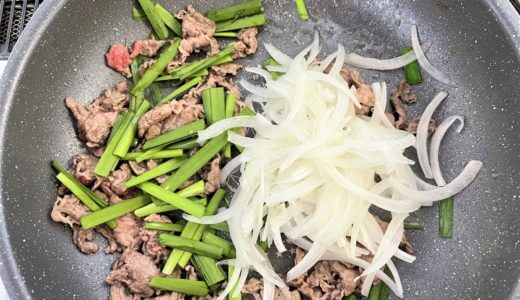 宅飲み常連に全力でおすすめ！簡単牛肉とニラの甘辛煮